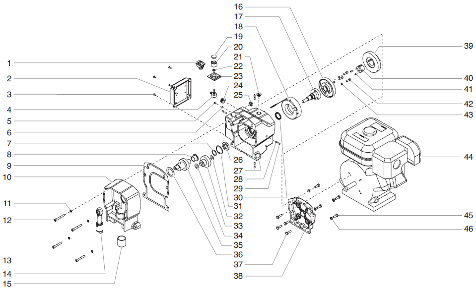 RentSpray 700 Drive Assembly